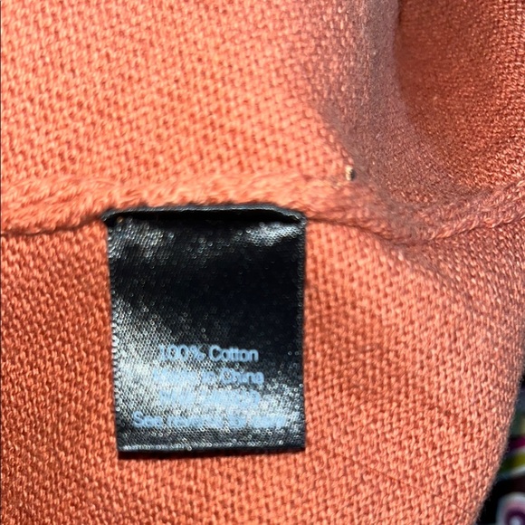 Simply Vera Vera Wang Men's Rust Sweater - Picture 5 of 8